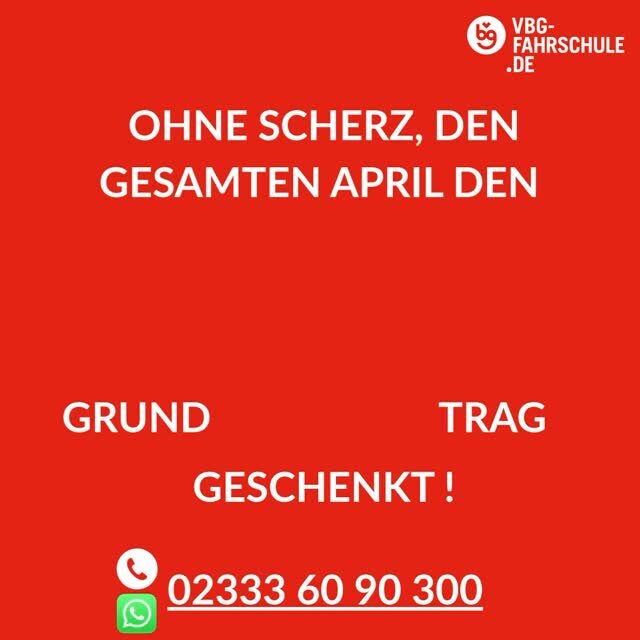 Instagram post from vbg_fahrschule. This post is in position 1.